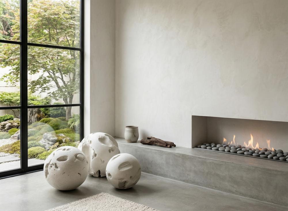 Cast Root Floor Ball, MD, Roman Stone