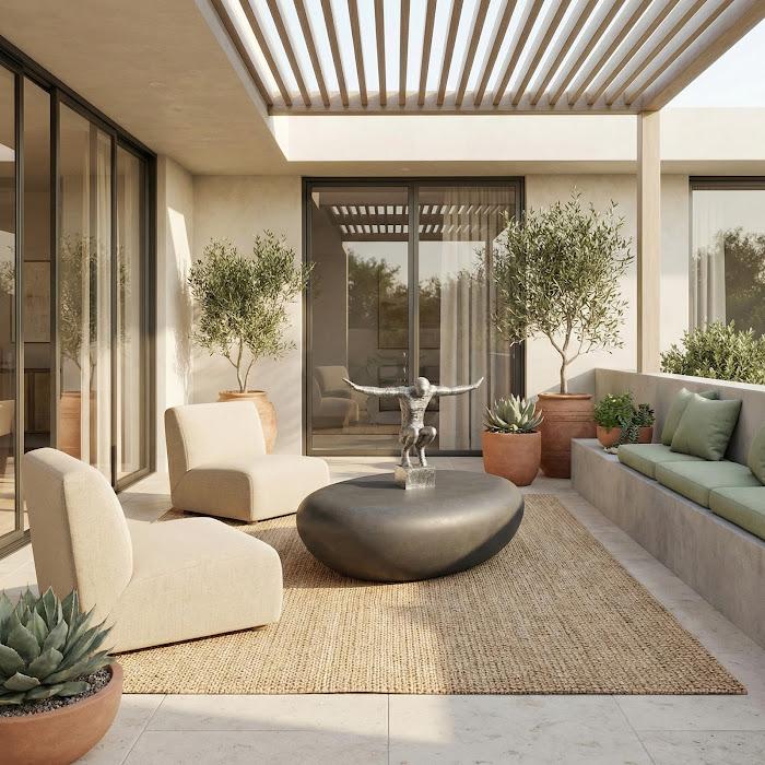 Outstretched Arms Sculpture, Aluminum, Small