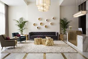 Log Stool, Gold Leaf, LG