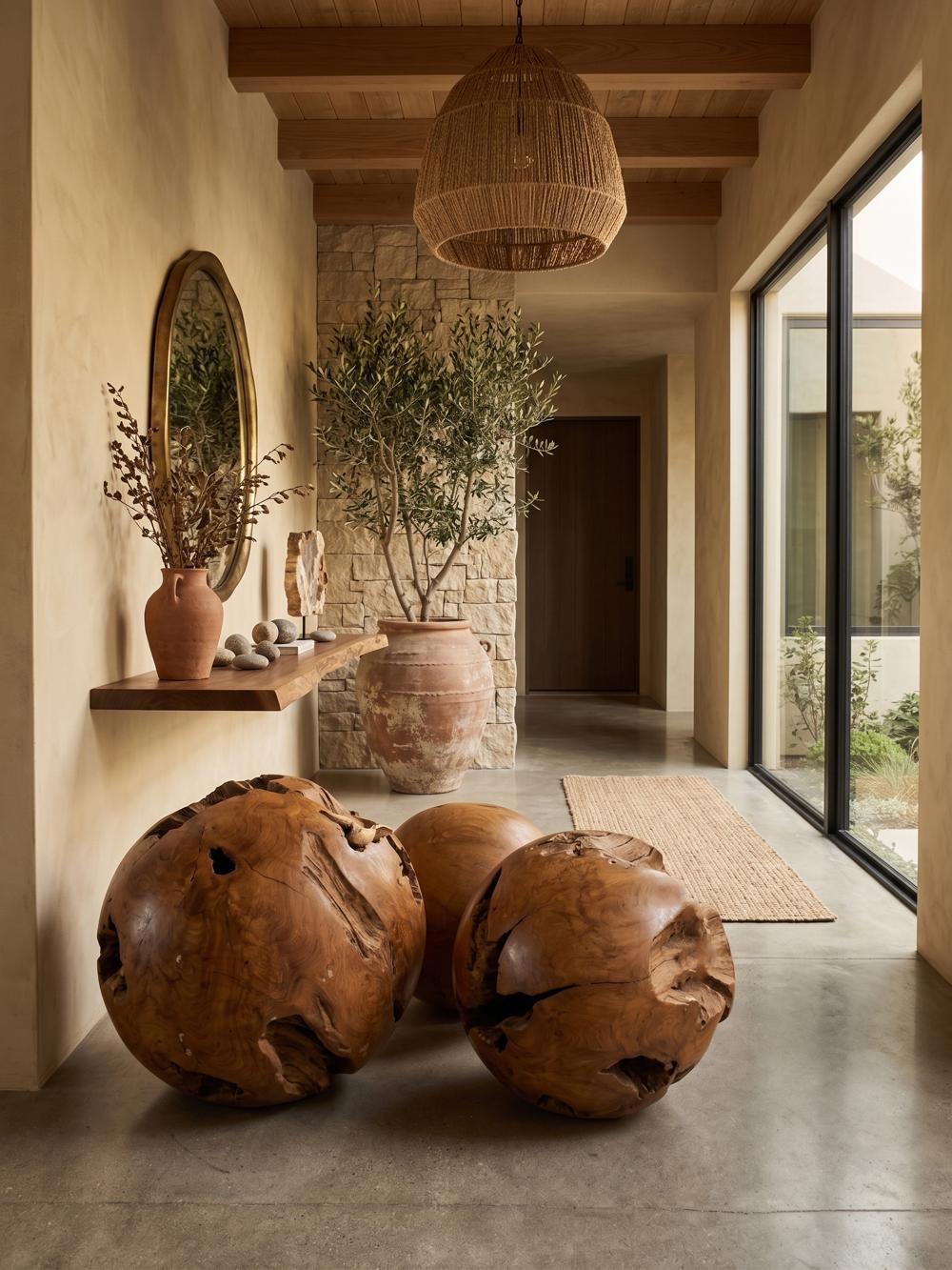 Teak Wood Ball, Small