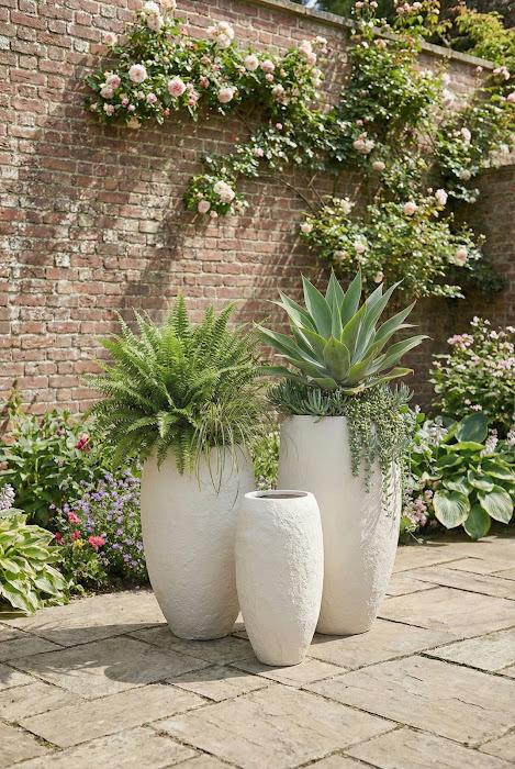 Aera Planter, Off White, Large