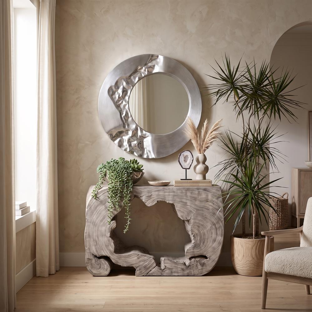 Mercury Mirror, Silver Leaf