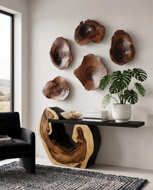 Arruga Wood Wall Decor, Natural