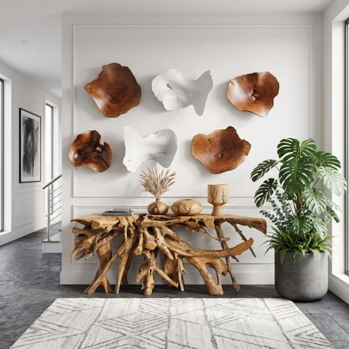 Arruga Wood Wall Decor, Bleached