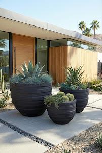 June Planter, Black, SM