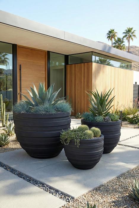 June Planter, Black, SM