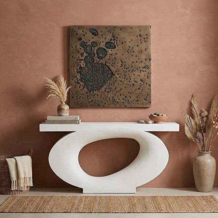 Splotch Wall Art, Square, Bronze Finish