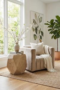 Imperial Lounge Chair, Lush Taupe Quilting, Dark Brown Metal Frame