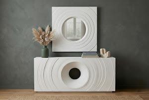 Void Mirror, White Stone