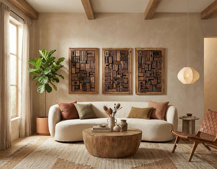 Asken Wall Art, Wood, SM