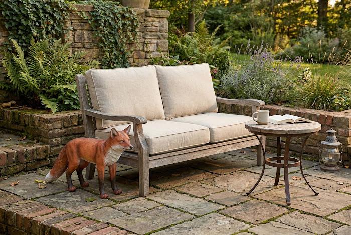 Red Fox Sculpture, Gel Coat