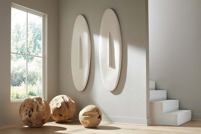 Teak Wood Ball, Large, Bleached