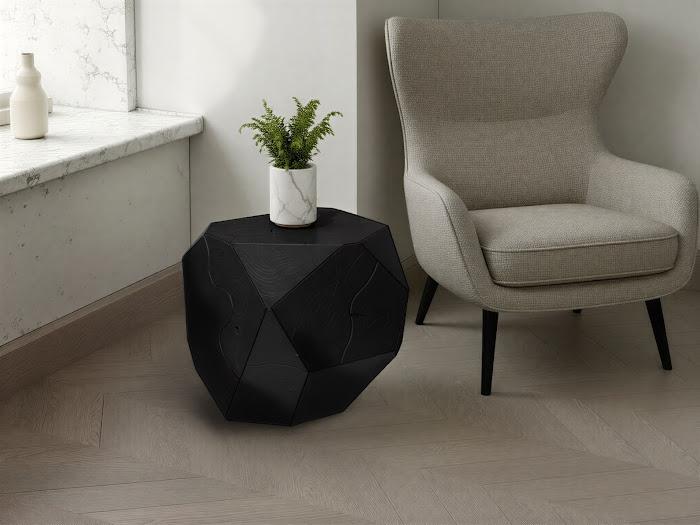 Prism Coffee Table, Black Finish