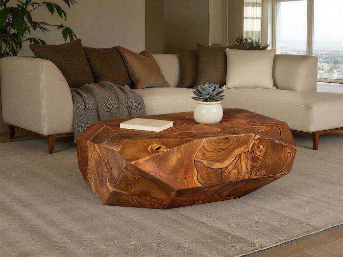 Prism Coffee Table, Natural