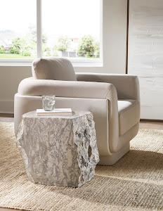 Marble Stool, Gray