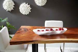 Onyx Canoe Bowl, White