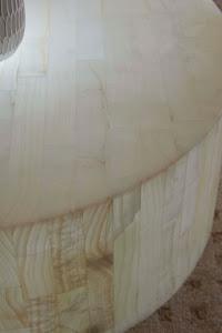 Onyx  Round Coffee Table, White