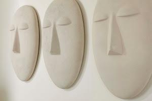 Emerging Face Wall Art, Roman Stone