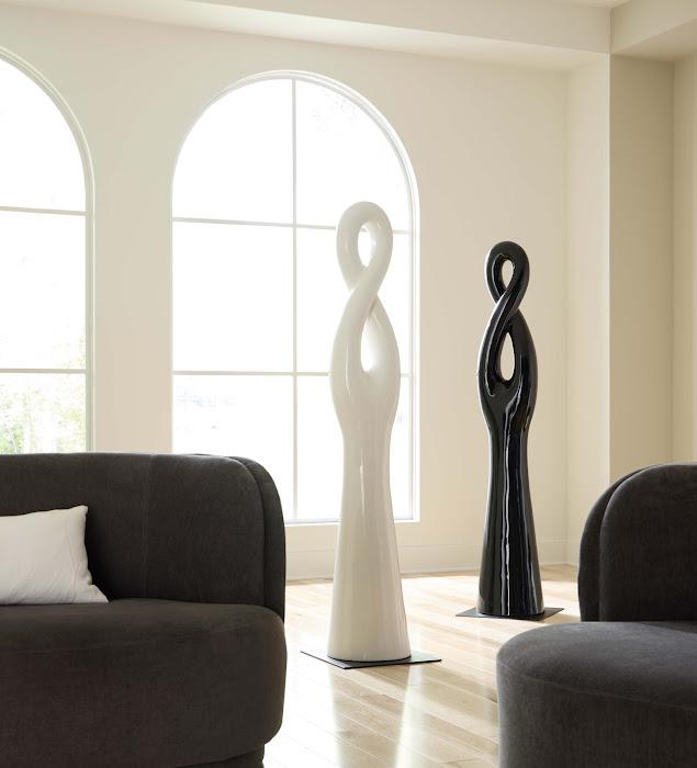 Twisted Sculpture, Gel Coat White