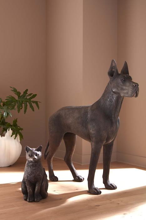 Great Dane, Standing , Bronze