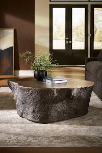 Bark Coffee Table, Bronze
