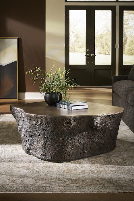 Bark Coffee Table, Bronze