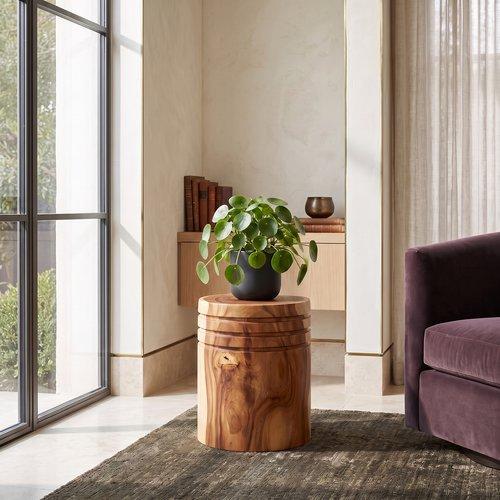 Groove Side Table, Round