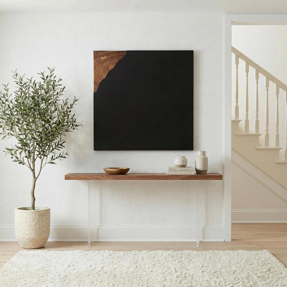 Cornered Wall Art, Natural, Iron