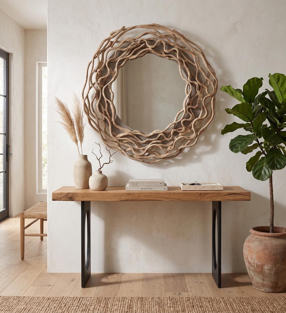 Circular Vine Mirror