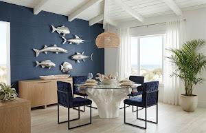 Cast Root Dining Table, Roman Stone, 72" Glass Top