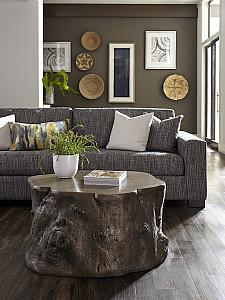 Log Coffee Table, Bronze