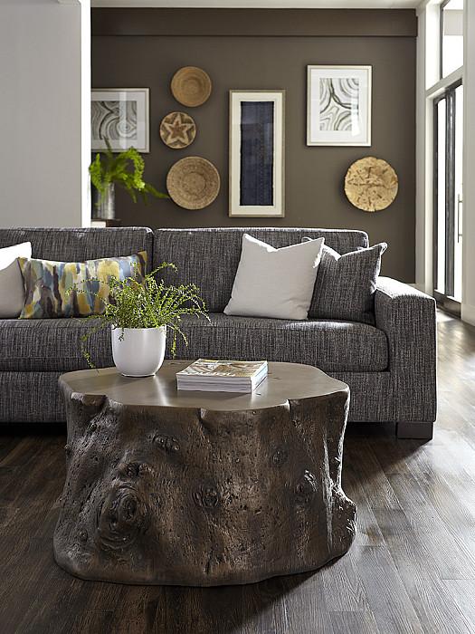 Log Coffee Table, Bronze