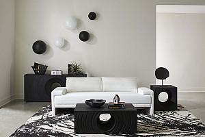Ball on the Wall, Medium, Matte Black