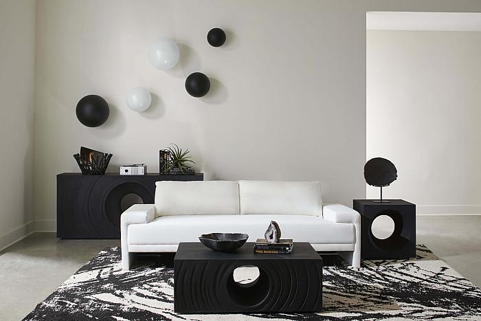 Ball on the Wall, Medium, Matte Black