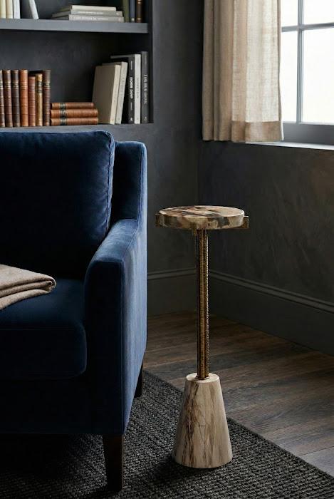 Erva Side Table, Slim Base