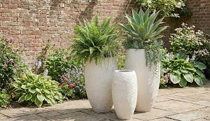 Aera Planter, Off White, Large