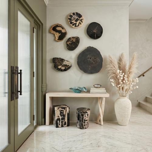 Branch Waterfall Console Table, Bleached