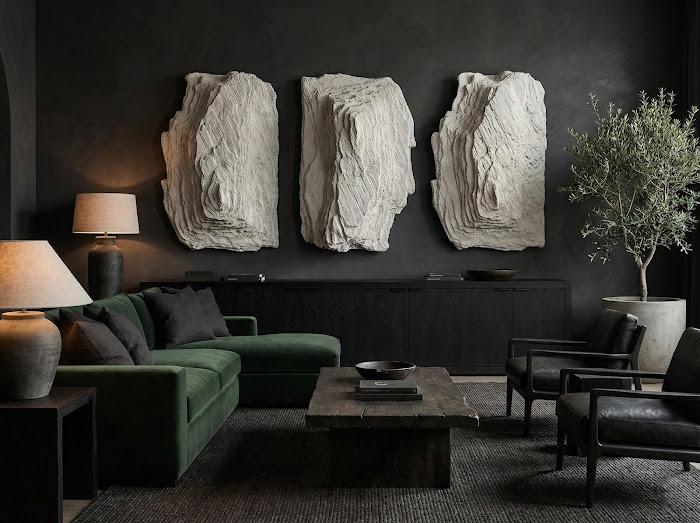 Stratified Cast Stone Wall Art, Roman Stone