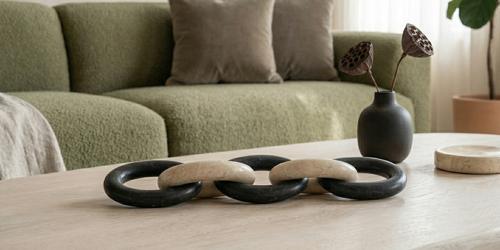 Marble Quad Link Chain, Mixed