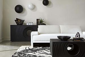 Ball on the Wall, Medium, Matte Black