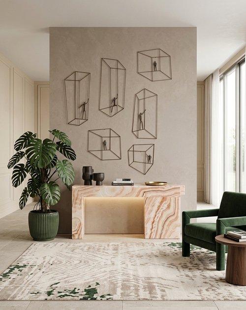 Perspective Wall Art, Rectangular, Sitting