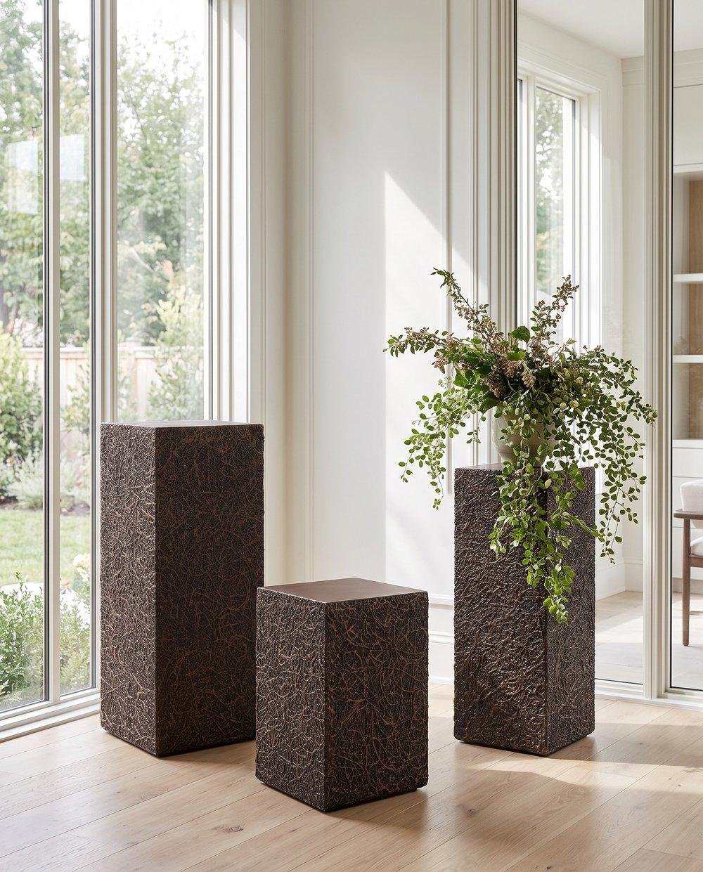 String Theory Pedestal, Bronze, MD