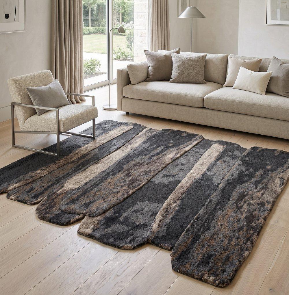 Monolith Rug, Black, 8x10'