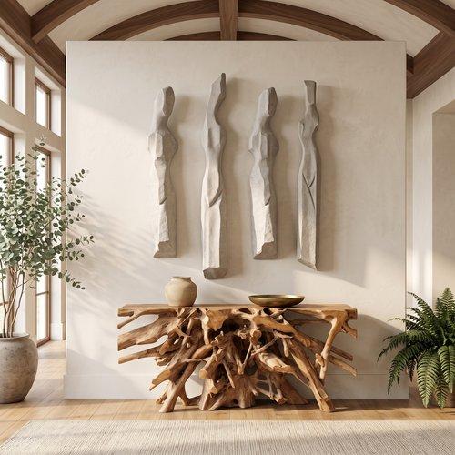 Cast Women Wall Art, E, Roman Stone