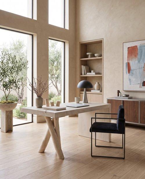 Branch Waterfall Desk, Bleached
