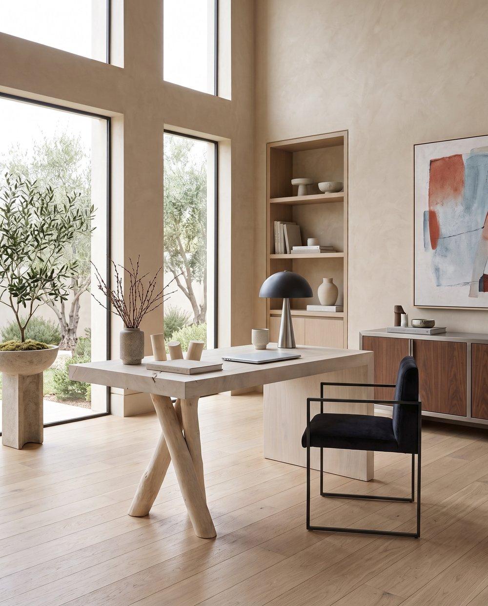 Branch Waterfall Desk, Bleached