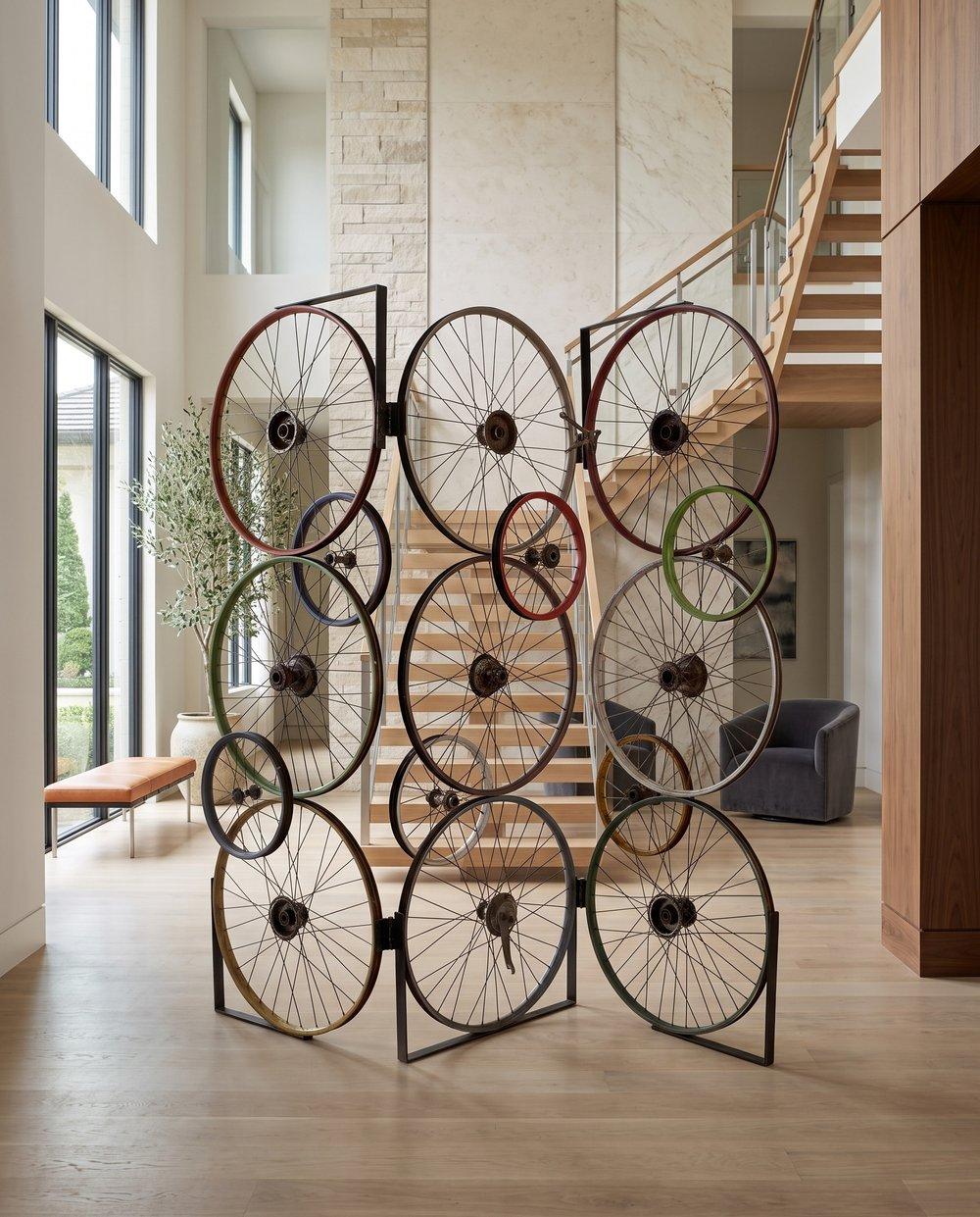 Bicycle Wheel Screen, Assorted