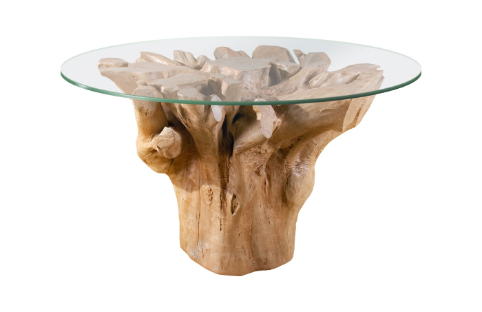 Root Dining Table Base 60 Round Glass, Round Glass Top For Table