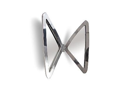 Butterfly Mirror Stainless Steel