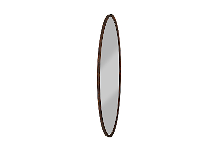 Elliptical Oval Mirror Large, Posh